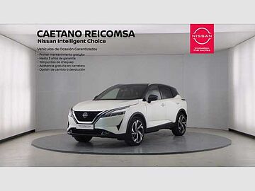 Nissan Qashqai DIG-T 116kW mHEV Xtronic Tekna Lunar White con Techo Midnight Black (metalizado)