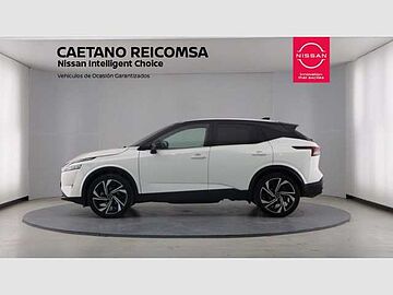 Nissan Qashqai DIG-T 116kW mHEV Xtronic Tekna Lunar White con Techo Midnight Black (metalizado)